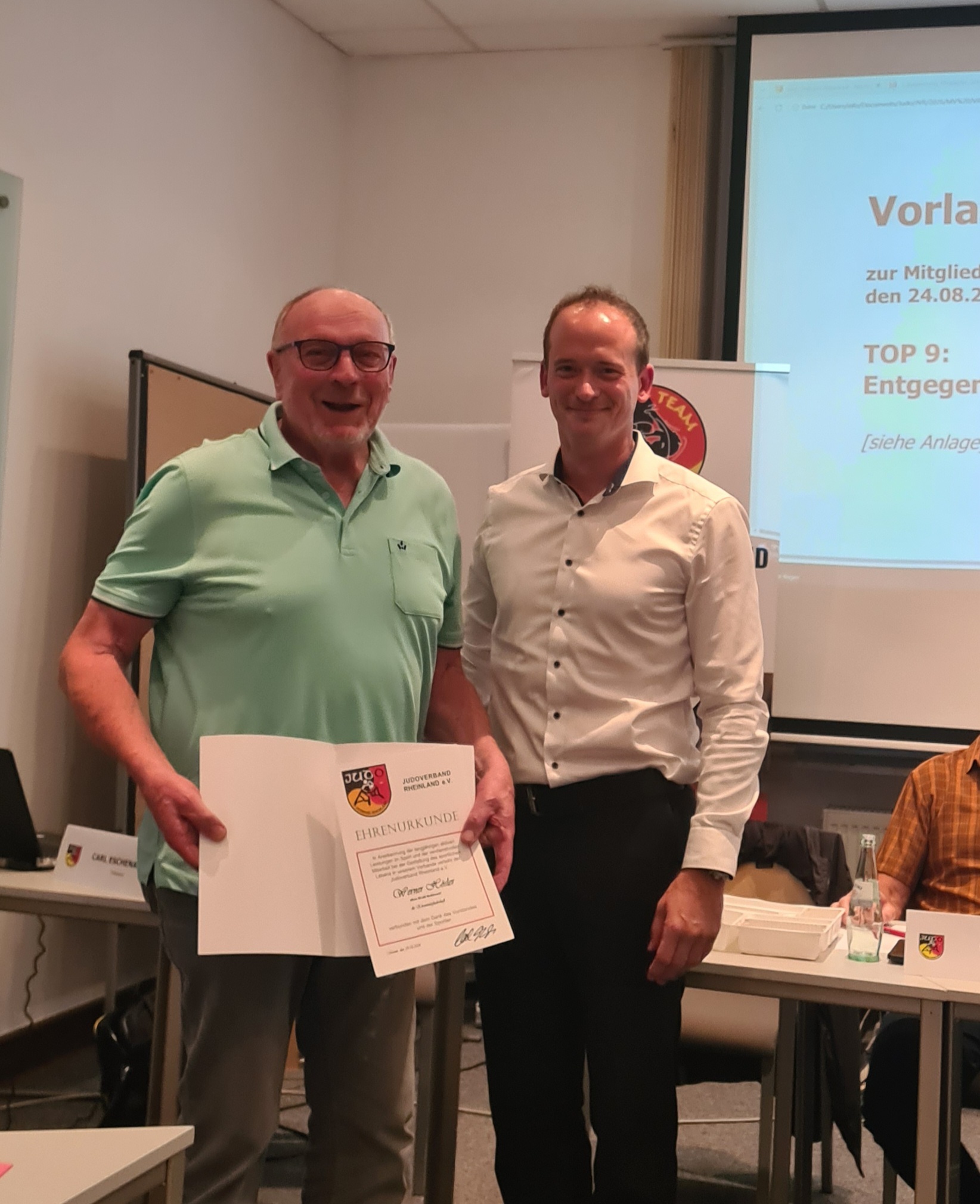 Ehrenmitgliedschaft für Werner Hösler